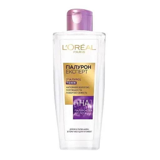 Наповнюючий вологою тонік L’Oréal Paris Hyaluron Expert, 200 мл (AA211200)
