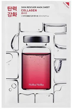 Тканинна маска-ліфтинг для обличчя, з колагеном Holika Holika Skin Rescuer Mask Sheet Collagen
