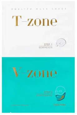 Подвійна тканинна маска Holika Holika Dualizm Mask Sheet Pore Care & Moisture Lifting