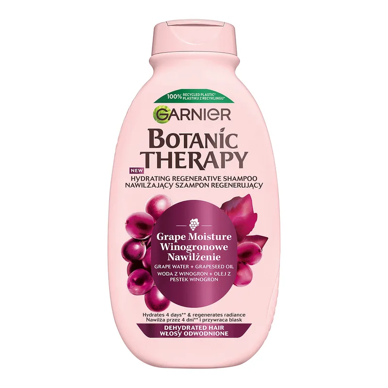 Garnier Botanic Therapy Grape Moisture зволожуючий регенеруючий шампунь для волосся 250 мл