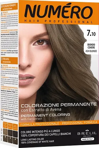 Фарба для волосся Numero Hair Professional Ash blonde відтінок 45572 попелястий русявий 140 мл