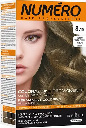 Фарба для волосся Numero Hair Professional Light ash blonde відтінок 45573 світлий попелястий блонд 140 мл
