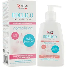 Гель Edelico Intimate Care Normalizing для інтимної гігієни для нормалізації мікрофлори 300мл