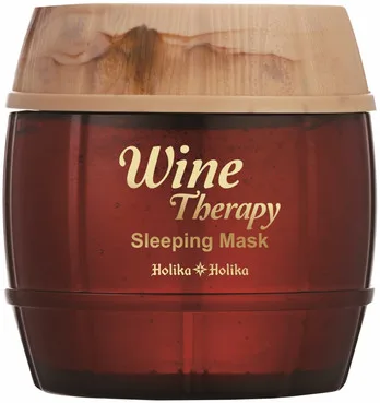 Нічна маска з червоним вином Holika Holika Wine Therapy Sleeping Mask Red Wine
