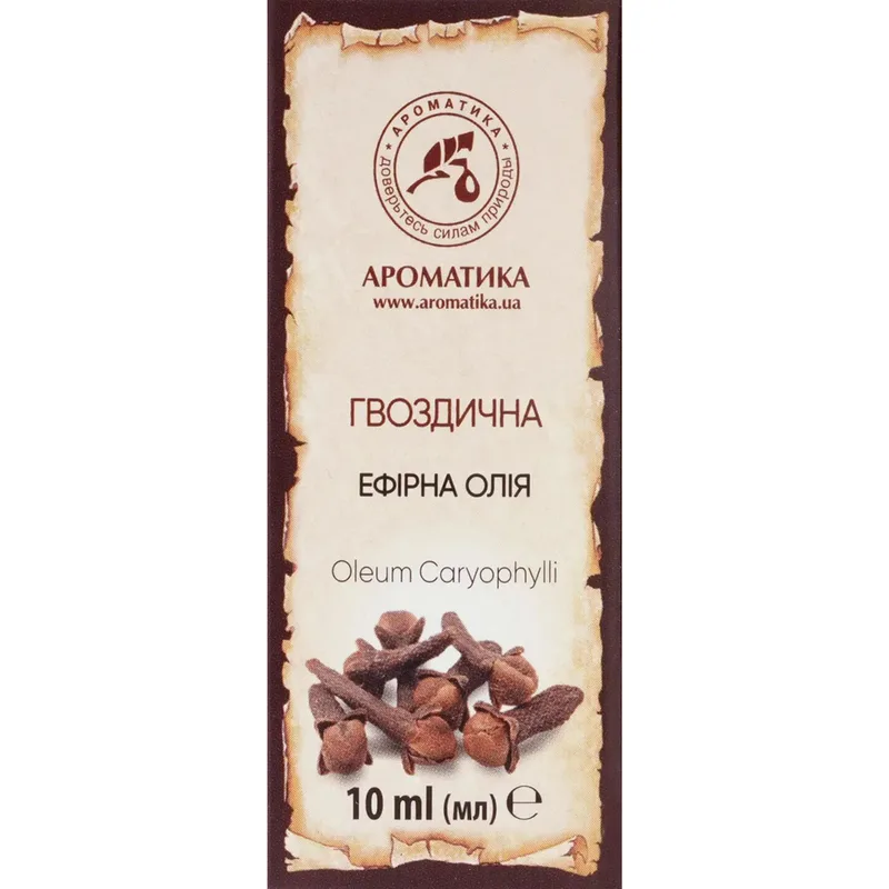 Олія ефірна гвоздична Ароматика 10 мл