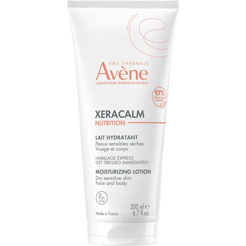 Молочко Avene (Авене) XeraCalm Nutrition для живлення сухої та дуже сухої чутливої шкіри обличчя та тіла