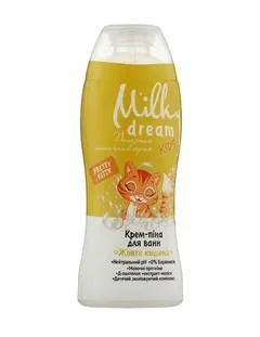 Крем-піна для ванни Milky Dream Kids Жовта кішечка, 300 мл