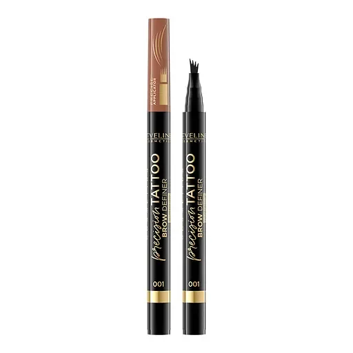 Маркер для брів Eveline Precision Tattoo Brow Definer водостійкий тон