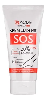 Крем для ног SOS Уход за проблемною шкірою ног та стоп ACME PHARMA