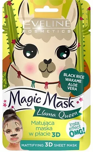 Тканинна маска матуюча Eveline Magic Mask, 1 шт. (MJDMASKLAMA)