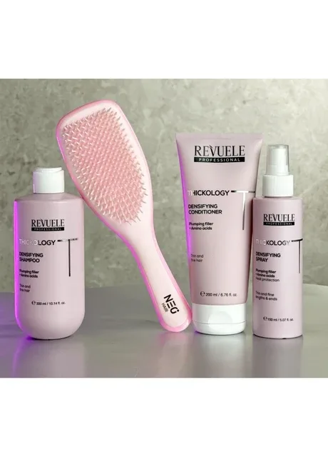 Набір 3в1 для надання об'єму тонкому волоссю Hair Professional Thickology 650мл REVUELE Набір 3в1 для надання об'єму (391418531)
