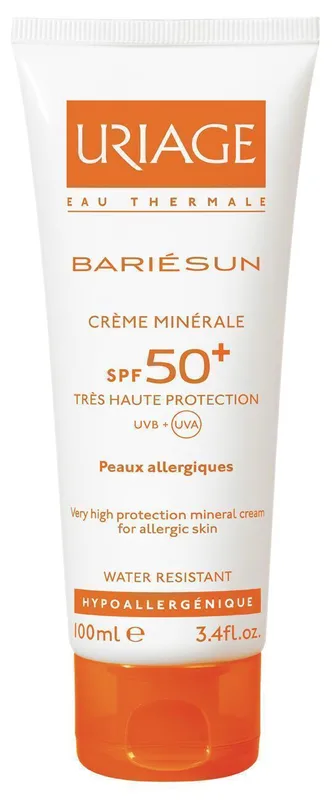 Крем Uriage (Урьяж) Bariesun сонцезахисний мінеральний SPF50+ 100 мл