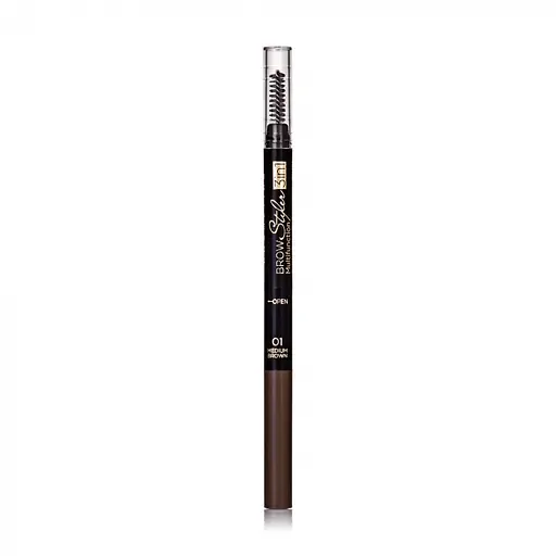Стайлер для брів Eveline Brow Styler Multifunction 3 в 1 тон 01 коричневий 1.2 г (LMKKBRW3W101)