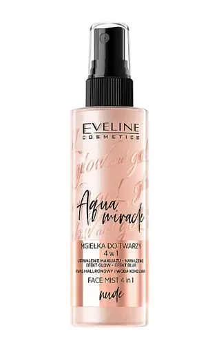 Спрей-міст для обличчя 4 в 1 Eveline Glow And Go Aqua Miracle