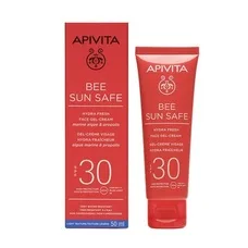 Гель-крем Apivita Bee Sun Safe сонцезахисний для обличчя SPF30 50мл