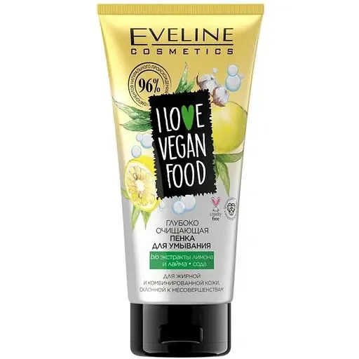 Пінка для вмивання Eveline I Love Food глибоко очищуюча, 175 мл (A175LILVPL)