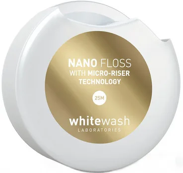 Зубна нитка-флос, що розширяється WhiteWash Laboratories Nano With Micro-Riser Floss