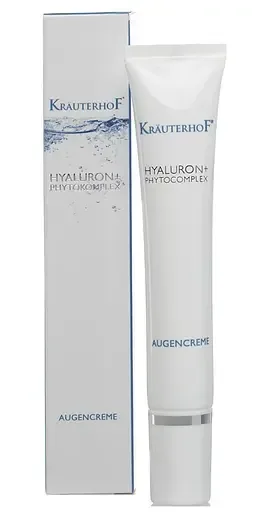 Крем для повік Krauterhof Hyaluron з фітокомплексом і гіалуроновою кислотою, 20 мл (20917)