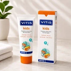 VITIS KIDS гель-паста від 6 місяців до 6 років (фтор 1000 ppm, смак вишні), 50 мл