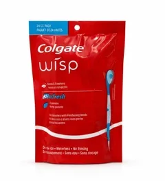 Одноразові щітки міні Colgate Wisp Max Fresh mini-Brushes в дорогу 24 шт