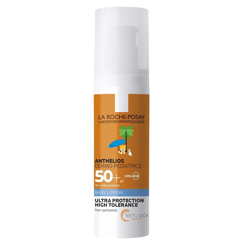 Молочко дитяче La Roche-Posay (Ля Рош-Позе) Антеліос Дермо-Педіатрікс сонцезахисне для чутливої шкіри немовлят SPF 50+ 50 мл