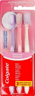 Зубна щітка Colgate Дбайливе очищення м'яка 3 шт (8718951690332)