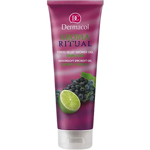 Гель для душу Dermacol DC Body Aroma Ritual Виноград та лайм антистрес 250 мл (10781)