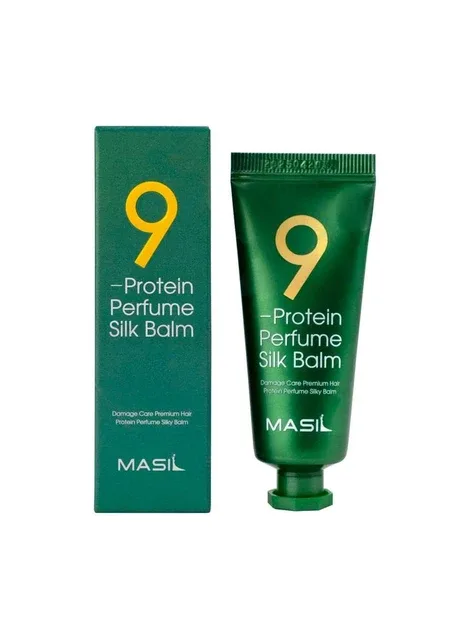 Протеїновий бальзам-термозахист для відновлення волосся Protein Perfume Silk Balm 20 мл (8809744061481) MASIL (349754992)