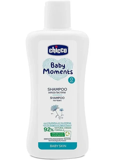 Baby Moments дитячий шампунь для волосся 200мл Chicco (402673107)