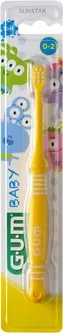 Зубна щітка GUM Baby Monster М'яка Жовта (0070942125512_Yellow)