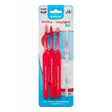 Ортодонтичний набір щіток для зубів Ekulf Ortho Implant Kit