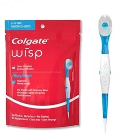Colgate Wisp міні зубні щітки в дорогу Max Fresh Peppermint 24 count pack Mini Brushes