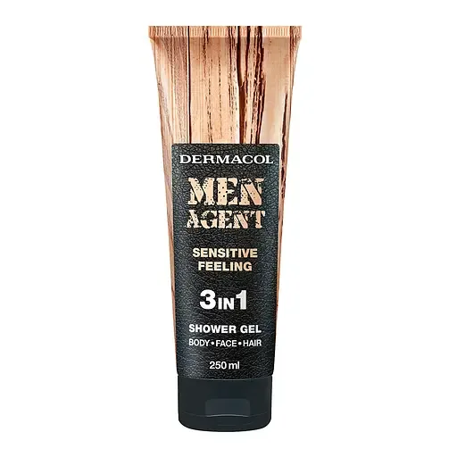Гель для душу 3 в 1 Dermacol Sensitive Feeling Men Agent, 250 мл