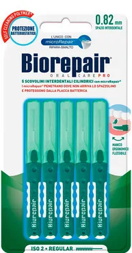 Інтердентальна щітка з гідроксиапатитом середня, 0.82 мм Biorepair Brushes