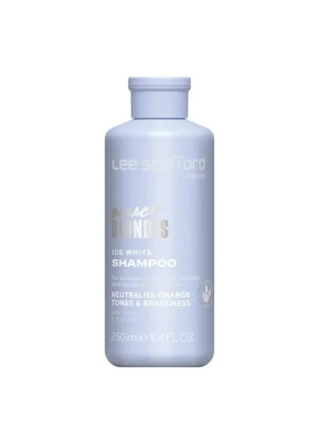 Шампунь для волосся з синім пігментом Bleach Blondes Ice White Toning Shampoo 250 мл Lee Stafford (365747307)