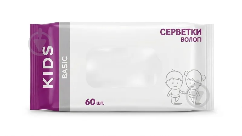 Вологі серветки Bambinelli 60 шт.