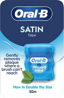 Oral-B Satin Tape Waxed Mint
