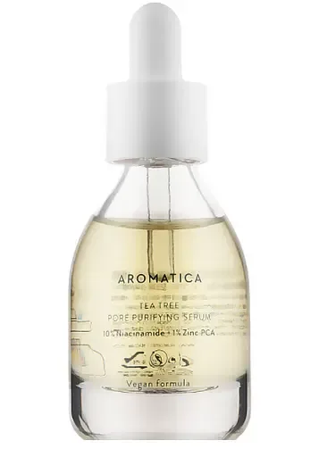 Сироватка для жирної шкіри Aromatica, що очищає, з екстрактом чайного дерева, 30 мл (871328)