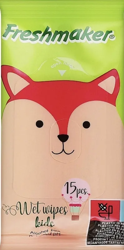 Серветки вологі Freshmaker KIDS 15 шт. (3002520401)