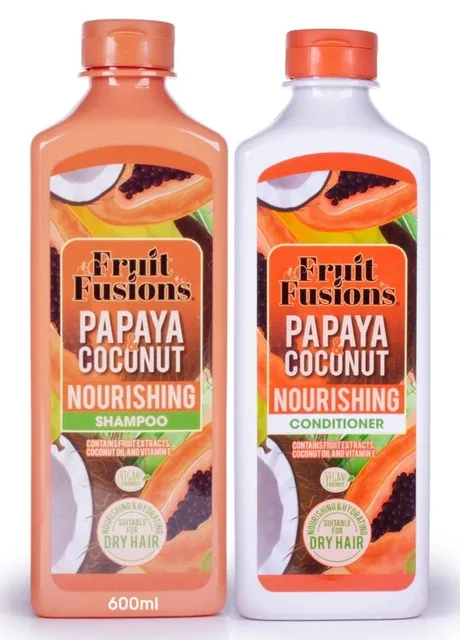 Набір для волосся Papaya & Coconut 600мл + 600мл Fruit Fusion (363030188)