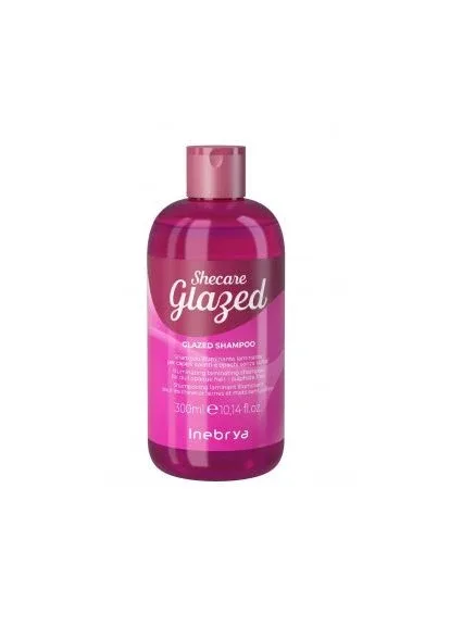Шампунь для блиску волосся з ефектом глазурування Sheсare Glazed Shampoo 300 мл Inebrya (324624524)