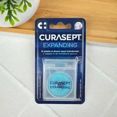 Зубна нитка Curasept Expanding з ефектом розширення (м'ятна), 30 м
