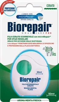 Зубна нитка Biorepair Щоденний захист з гідроксиапатитом 50 м (8017331038826)