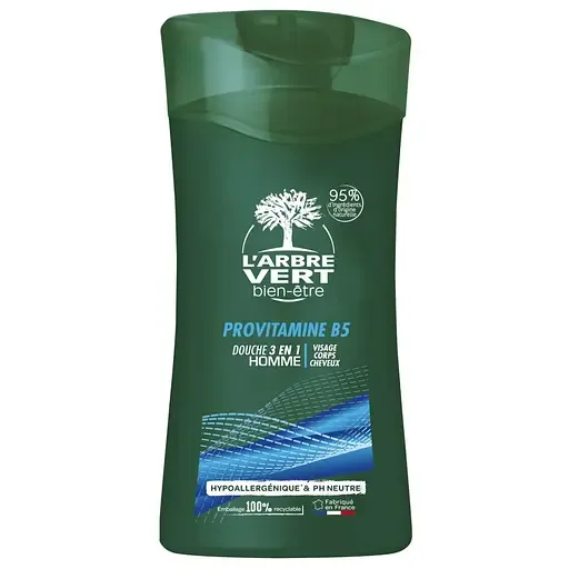 Гель для душу L'Arbre Vert 3 в 1 з Провітамінами В5, 250 мл