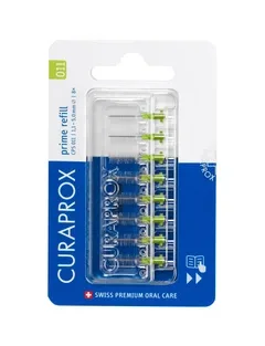 Набір йоржиків міжзубних Curaprox Prime колір Зелений лайм d 1.1 мм без тримача 8 шт. (CPS 011-8) (7612412426557)