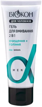 Гель для вмивання 2 в 1 (очищення + гоління)