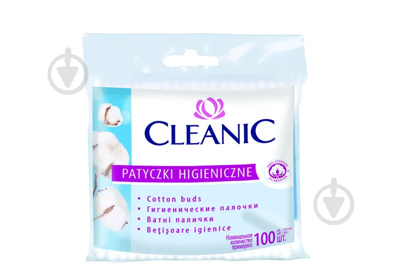 Ватні палички Cleanic Soft&Comfort 100 шт. (м'яка)