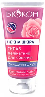 Скраб делікатний для особи