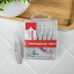 Міжзубна щітка Edel+White EasyFlex Profi Line (XS) 0,40 мм, 6 шт