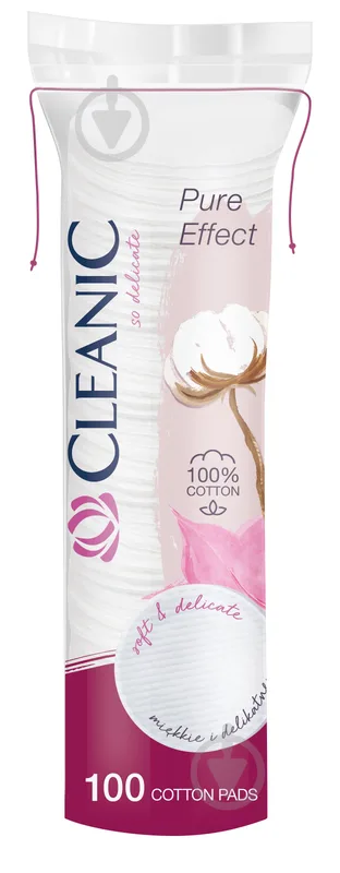 Ватні диски Cleanic PD100 100 шт. (м'яка)